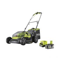 Tondeuse Ryobi 18v Lithiumplus Brushless Coupe 37cm - 1 Batterie 5,0 Ah - 1 Chargeur Rapide - Ry18lmx37a-150 - Bricoman