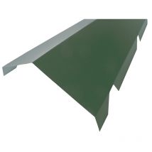 Faitière Crantée Double Pour Bac Acier 1045 - L 2100mm - Vert 6009, H 260mm, L 450mm - Bricoman