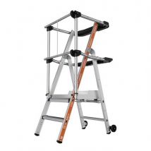 Tubesca-comabi - Plateforme Individuelle - Raptor - Garde-corps Lisses - 2 Marches - Bricoman