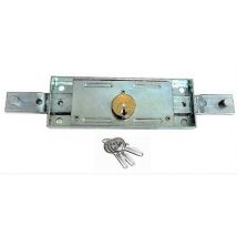Serrure De Rideaux Métallique " Klose Besser " Sortie Droite Avec 3 Clés Solides - Bricoman