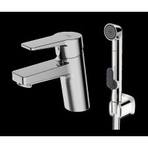 Hansa Hansatwist Mitigeur De Lavabo, Avec Douchette Fonctionnelle, Sans Vidage, Saillie : 121 Mm, 09302203 - Bricoman