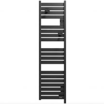 Radiateur Sèche-serviettes Kelud Slim Anthracite 500w - Bricoman