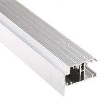 2 Profils T Alu Bordure Alu Brut Non Portant - Ep.16/32mm - Long.3ml - Bricoman