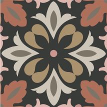 Carrelage Daisy Day 15x15cm Imitation Ciment - Bricoman