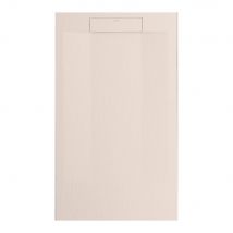 Receveur De Douche 70 X 80 Cm Crème Extra Plat Suez Surface Ardoisée - Tecnomat