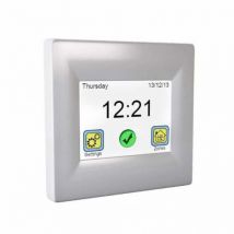 Thermostat À Écran Tactile Encastrable Tft 610 Blanc Pour Plancher Chauffant Ignis - Bricoman