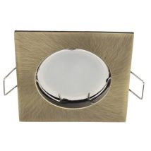 Spot Encastrable Au Plafond Rami Laiton Ip20 Carré Laiton Edo777318 - Tecnomat