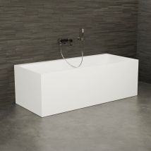 Baignoire Ilot Cobalt 170 Blanche 170 X75 X56 Cm, By Spalina - Bricoman
