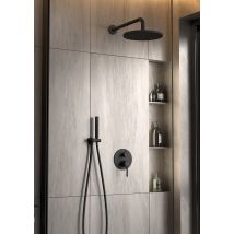 Composition Mitigeur De Douche Encastrée Noir - Corbeau - Bricoman