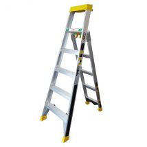 Escabeau Pro Multi-positions - Hauteur Max. De Travail 3.90m - 455605 - Bricoman