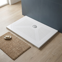 Receveur De Douche 120x80 Céramique 3cm Niveau Du Sol | Delfino - Bricoman
