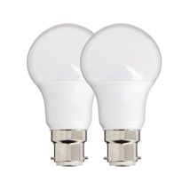 Xanlite - Lot De 2 Ampoules Led A60, Culot B22, 9w Cons. (60w Eq.), Lumière Blanc Neutre - Pack2eb806gcw - Tecnomat