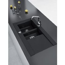 Evier De Cuisine Noir 1,5 Bac Voga Ii - Bricoman