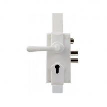 Serrure Multipoints Mul-t-lock S300 Blanc Réversible 3 Points Sans Cylindre - Bricoman