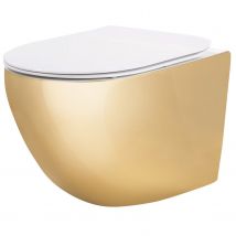 Cuvette Wc Suspendue Rea Rea-c6808 Gold - Bricoman
