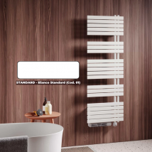Sèche-serviettes Électrique 500w Blanc, Soufflant 1000w Collecteurs A Gauche Soul_s Booster - Irsap - Bricoman