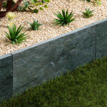 Bordure De Jardin Ardoise Verte 60x30x3 Cm (à L'Unité) - Ro'ma Nature - Bricoman