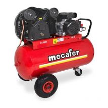 Mecafer Compresseur 100l - 3cv - 10 Bars - Bicylindre V Fonte - Bricoman