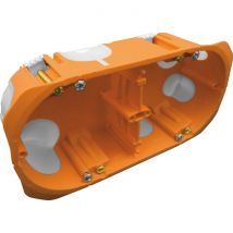 Boîte D'Encastrement Double - Capri - Ht 40 - 6 Entrées - Bricoman