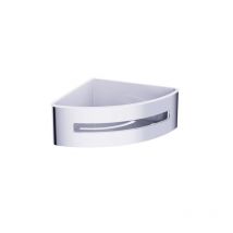 Panier D'Angle Pour La Douche En Acier Inoxydable 16,5cm, Chrome (satdpolrohchb) - Bricoman