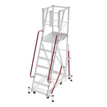 Escabeau 13 Marches- Hauteur Max. De Travail 5.25m - Er13r - Bricoman