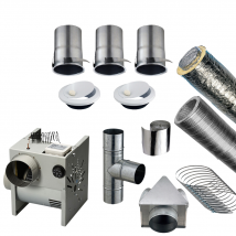 Pack Distribution Air Chaud Poujoulat 2 Sorties - Bricoman