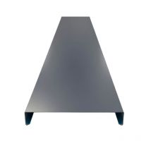 Couvertine 2m En Acier 75/100ème Pour Muret- Gris Anthracite Ral7016 - 265mm - Bricoman