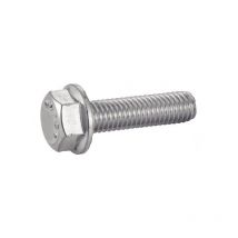 Vis Métaux Tête Hexagonale À Embase Crantée Inox A2 - Bricoman
