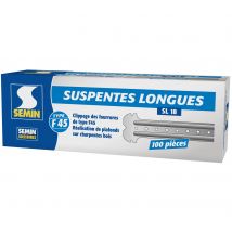 Suspentes Longues 170 Mm F45 Semin, Boite De 100 - Bricoman
