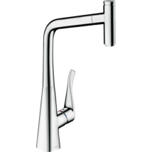 Robinet De Cuisine Avec Douchette Hansgrohe Metris Select M71 320 Chromé - Bricoman