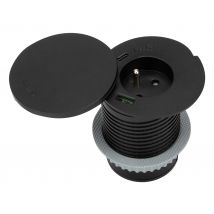 Prise Encastrée + Ports Usb Et Chargeur Induction Qi - Otio - Bricoman