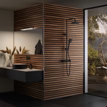 Panneau Mural Salle De Bain Hydrofuge Multicouche Pvc/alu/pvc Kinedo Kinéwall Design Épaisseur 3 Mm 100x202 Claustra - Bricoman