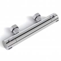Lomazoo Mitigeur De Douche Thermostatique Chromé - Entraxe 12 Cm - Avec Bouton De Sécurité 38°c - Bricoman