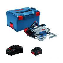 Scie Circulaire Sans-fil Biturbo Gks 18v-68 Gc + 2 Batteries 5,5ah + Chargeur + Coffret L-boxx - Bricoman