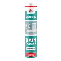 Mastic Silicone Pour Joints Étanchéité Douche, Salle De Bain, Cuisine - Arcamastic Sanitaire Transparent - 300 Ml X 1 - Arcane Industries - Bricoman