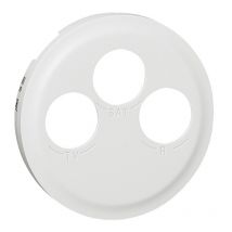 Enjoliveur Céliane Pour Prise D’antenne Tv Radio Satellite Blanc Legrand 068285 - Bricoman