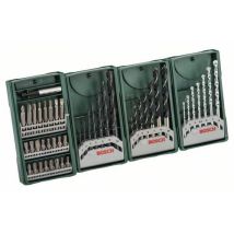 Set De Forets Et Embouts Bosch Accessories Mini-x-line Multipack - Bricoman