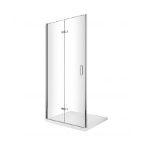 Porte De Douche 6 Mm Pliante Pour Installation En Niche - 98-101,5 - Bricoman