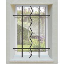 Grille De Defense Azur Pour Fenetre H= 135 Cm X L= 80 Cm (côte Tableau) - Bricoman