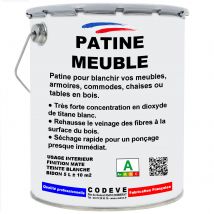 Patine Meuble - 5 L - Codeve Bois - Pour Blanchir Votre Meuble, Commode, Chaise Ou Table En Bois. - Bricoman