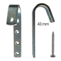 Crochets En Acier Pour Échelle De Meunier Bois (vendus Par Paires) - Mat54013 - Mat54013 - Bricoman