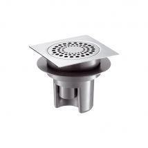 Siphon De Sol 150x150 Chrome Pour Sol Carrelé Ou Béton Brut Delabie 683001 - Bricoman