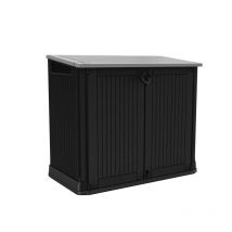 Coffre De Jardin Keter Store-it-out Midi - Noir - 880 L Avec Fond 132 X 71,5 X 113,5 Cm - Keter - Bricoman