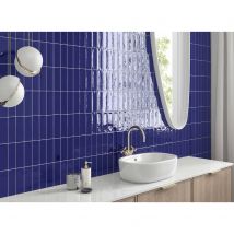 Altea Cobalt Série Revêtement Porcelanique Premium 5x15 Cm. - Bricoman
