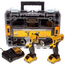 Combopack Perceuse Et Visseuse À Choc 10,8v (2x2ah) Li-ion - Dewalt Dck211d2t - Bricoman