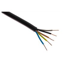 Câble D'Alimentation Électrique U-1000 R2v 5g2,5mm² Noir - 100m - Zenitech - Bricoman