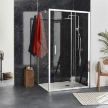 Paroi De Douche Porte Coulissante En Angle 120 X 90 Cm Jacob Delafon L'Ingénieuse - Bricoman