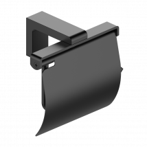 Kissy Porte Rouleau Wc Noir - Bricoman