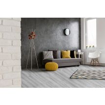 Contesse - Lame Pvc Clipsable - Oxford Oak White - Ep. 5,0 Mm - Bois Blanchi - Lot De 6,51 M2 Promo - Bricoman