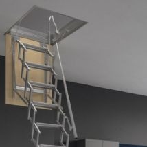 Rampe Droite D'Escalier Escamotable Manuelle - Bricoman